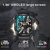 cheap Smartwatch-696 K63 Smart Watch 1.96 inch Smartwatch Fitness Running Watch Bluetooth ECG+PPG Pedometer Call Reminder Compatible with Android iOS Women Men Hands-Free Calls Message Reminder IP 67 42mm Watch Case