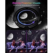 tanie światła projektora gwiazdy galaktyki-projektor meteorów led deco lampka nocna projektor galaktyk 360° planetarium lampka nocna lampa sufitowa przestrzeń rozgwieżdżone niebo projektor z paskiem świetlnym meteor dla dzieci sypialnia