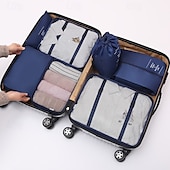 cheap Luggage &amp; Travel Storage-Compression Packing Cubes Set for Travel, Luggage Storage and Organizer, Folding Toiletry and Clothes Organizer