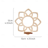 economico Sculture-1 supporto idroponico in legno per interni, vaso per la propagazione delle piante, provetta in plastica da parete con supporto in legno, adatto per la decorazione di piante domestiche, talee