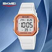 cheap Digital Watches-SKMEI Ins Wind Square Multi functional Waterproof Electronic Watch for Male and Female Students