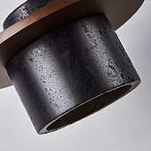 abordables Suspension-2 lumières 3 lumières 20 cm Design Unique conception avec îlot Suspension Bois Pierre Finitions peintes Moderne Style Nordique 85-265V