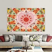 billiga Mandala Tapestry-Mandala Hängande Tapestry Vaggkonst Stort Tapestry Mural Dekor Fotograf Bakgrund Filt Gardin Hem Sovrum Vardagsrum Dekoration