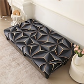 billiga Futon soffa-jacquardtyg armlös bäddsoffa överdrag soffa nyår dekor överdrag stretchskydd elastiskt bänkskydd