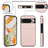 זול תיק טלפון אחר-טלפון מגן עבור גוגל Pixel 9 Pro Pixel 9 Pro XL Pixel 8 Pro Pixel 8 פיקסל 9 כיסוי אחורי עם מעמד מגנטי חריץ לכרטיס רטרו TPU עור PU