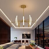 economico Luci a sospensione-moderna lampada a sospensione a led fai da te design luce regolabile 3000k-6500k con retrocomando sospensione nera lampada a sospensione regolabile adatta per sale da pranzo soggiorni camere da letto