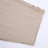 billiga Klassisk-Herr Capribyxor Shorts Linne Shorts Sommarshorts Beach Shorts Snörning Elastisk midja Slät Komfort Andningsfunktion Vadlängd Utomhus Dagligen Strand Mode Klassisk Stil Svart Rodnande Rosa