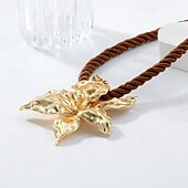 levne Náhrdelníky a přívěsky-Dámské Náhrdelníky Elegantní ulice Květinový Náhrdelníky