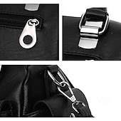 economico Borsette e borse tote-borsa da donna in similpelle blu – elegante borsa a tracolla di grande capienza con tasche per lavoro e viaggio