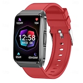 abordables Relojes inteligentes-696 ET650 Reloj inteligente 1.57 pulgada Pulsera inteligente Bluetooth ECG + PPG Podómetro Recordatorio de Llamadas Compatible con Android iOS Mujer Hombre Llamadas con Manos Libres Recordatorio de