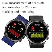Χαμηλού Κόστους Smartwatch-S26 Έξυπνο Ρολόι 1.43 ίντσες Έξυπνο Ρολόι Bluetooth ECG+PPG Παρακολούθηση Θερμοκρασίας Πεδόμετρο Συμβατό με Android iOS Άνδρες Χωρίς Χέρια Κλήσεις Υπενθύμιση Μηνυμάτων 49mm Ρολόι
