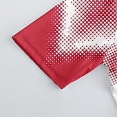 abordables Maillots pour hommes-Homme Maillot Velo Cyclisme Manche Courte Cyclisme Tee-shirt Maillot avec 3 poches arrière VTT Vélo tout terrain Respirable Séchage rapide Conception anatomique Mèche Rose foncé Pourpre foncé Rouge