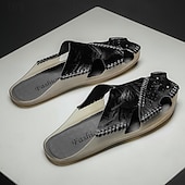 abordables Sandales décontractées-Sandales d&#039;extérieur en similicuir pour hommes avec semelle robuste et design respirant – chaussures confortables pour la randonnée et les vêtements décontractés