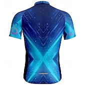 abordables Maillots pour hommes-Homme Maillot de cyclisme Manche Courte Cyclisme T-shirt Maillot avec 3 poches arrière VTT Vélo tout terrain Respirant Séchage Rapide Design Anatomique Évacuation de l&#039;Humidité Pourpre foncé Bleu