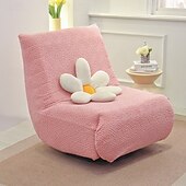 Χαμηλού Κόστους Futon καναπέ κάλυψη-1 τμχ ελαστικό κάλυμμα καναπέ δαπέδου χωρίς μπράτσο κάλυμμα δαπέδου τεμπέλης για χαλάρωση καναπέ κάλυμμα απλωμένο μονό κάλυμμα μαξιλαριού καναπέ για σαλόνι σπιτιού
