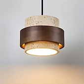 abordables Suspension-17 cm Design de Lanterne Suspendue Formes Géométriques Suspension Pierre Style Artistique Style Formel Le style rétro ancien Rustique 110-120V 220-240V