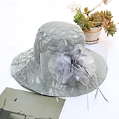 preiswerte Hochzeit Kopfschmuck-Kopfstück Federn Hochzeit Abendgesellschaft Elegant Hochzeit Mit Spitze Kopfschmuck Kopfbedeckung