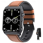 tanie Smartwatche-E500 Smart Watch 1.92 cala Smartwatch Fitness Biegowy Zegarek Bluetooth ECG+PPG Monitorowanie temperatury Krokowiec Kompatybilny z Android iOS Kobiety Mężczyźni Długi czas pracy wodoodporny IP67