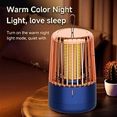 cheap Bug Zapper-Home Camping Mosquito Killer Lamp Dual Color Light Source Night Light