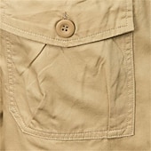 economico Classico-Per uomo Pantaloncini cargo Shorts Pantaloncini Estivi Coulisse Elastico in vita Multi-tasche Semplice Comodità Indossabile Lunghezza al ginocchio All&#039;aperto Sport Quotidiano Moda Casual Nero Giallo