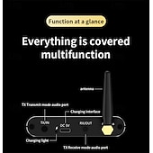 billiga Bluetooth-prylar-bluetooth 5.4 sändare mottagare adapter 3,5 mm aux jack för högtalare headset u disk ps5 ljud mottagare stöd a2dp/avrcp