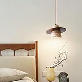economico Luci a sospensione-20 cm Design di Lanterna a Sospensione Forme Geometriche Lampada a sospensione Pietra Stile Artistico Stile Vintage Stile Moderno Vintage Rustico 110-120V 220-240V