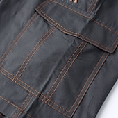 economico Classico-Per uomo Pantaloncini Tattici Pantaloncini cargo Pantaloncini da campeggio Shorts Pantaloncini da Escursionismo Elastico in vita Multi-tasche Gamba Dritta Semplice Indossabile Traspirante Lunghezza