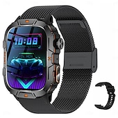 abordables Relojes inteligentes-Reloj inteligente LED para hombres llamada Bluetooth modo multi-deporte monitor de salud Android iOS
