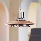 cheap Pendant Lights-30 cm Single Design Island Design Pendant Light Metal Electroplated Painted Finishes Modern Nordic Style 85-265V