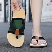 billiga Semester Sandaler-knallröda flip-flops för män med nätremmar - lättviktskomfort för dagligt bruk