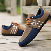 cheap Men&#039;s Sneakers-Men&#039;s Nylon Casual Slip-On Shoes with Contrasting Textures - Perfect for Daily Wear and Leisure Activities