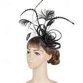 preiswerte Faszinator-Kopfstück Federn Hochzeit Abendgesellschaft Elegant Hochzeit Mit Feder Kopfschmuck Kopfbedeckung