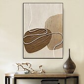 billiga Abstrakta målningar-handgjord oljemålning canvas väggdekoration minimalism abstrakt modern för heminredning rullad ramlös osträckt målning