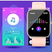 お買い得  スマートウォッチ-C08スマートウォッチ 通話応答音楽プレーヤー健康スポーツブレスレットフィットネストラッカーカスタムダイヤルスマートウォッチ