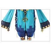 levne Anime kostýmy-Genshin Impact Kinich Anime Cosplay kostým Boty Cosplay Paruky Cosplay obleky Cosplay Paruky Cosplay boty Karneval Plesová maškaráda Výkon Párty Vrchní deska Kalhoty Korzet Pro Pánské Dospělé