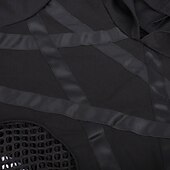 お買い得  トップス-パンク＆ゴシック パーカー ゴスガール フィッシュネットデザイン 五ta星 仮装 女性用 ハロウィーン カーニバル パーティー カジュアル／普段着 成人 上着 春夏