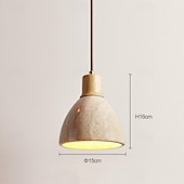 abordables Suspension-21 cm Design de Lanterne Suspendue Formes Géométriques Suspension Pierre Style Artistique Style Formel Le style rétro ancien Traditionnel / Classique 110-120V 220-240V