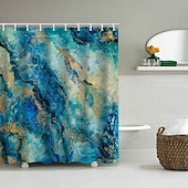 cheap Shower Curtains-Shower Curtain with Hooks 180cm*180cm(70&quot;*70&quot;) Polyester Washable Waterproof Pattern Bathroom Bathtub Decor Abstract Graffiti
