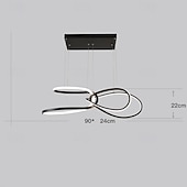 olcso Függőfények-90 cm Geometriai formák Függőlámpák Fém Művészeti stílus Galvanizált Festett felületek Kortárs 110-120 V 220-240 V