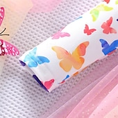 economico Vestiti casual-Bambino Da ragazza Vestito Farfalla Coniglietto Manica lunga Esterno Informale Di tendenza stile sveglio Poliestere Al ginocchio Abito casual Abito linea A Estate 4 anni + Rosa Viola Arancione