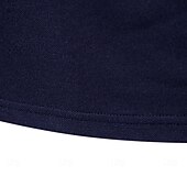baratos Polo Elite Masculino-Homens Pólo Polo de malha Formal Trabalho Aberto para a Lateral Manga Curta Floral Botões Estampado Primavera Azul denim Branco Azul Marinha Verde cáqui Azul Claro Pólo
