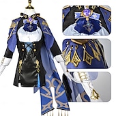 tanie Fantasia de videojogo-Uderzenie Genshin Klorinda Anime Kostium Cosplay Stroje Garnitury cosplay Kostiumy do gier wideo Halloween Karnawał Impreza Comic Con Kostium Na Damskie Dla dorosłych