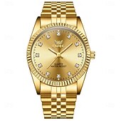 cheap Quartz Watches-OPK Luxury Brand Watch Circular Dial Luminous Stainless Steel Men&#039;s Quartz Watch