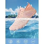 economico Sneakers da donna-scarpe da acqua a piedi nudi da donna – scarpe da ginnastica larghe in mesh traspirante e ad asciugatura rapida con suola antiscivolo per spiaggia, nuoto, surf e sport acquatici all&#039;aperto