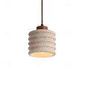 abordables Luces colgantes-12 cm Diseño circular/redondo. Diseño de linterna Lámparas Colgantes Piedra Estilo artístico Estilo retro Estilo clásico Vintage Tradicional / Clásico 110-120V 220-240V