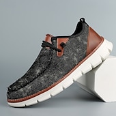 baratos Ténis para Homem-tênis masculino moderno slip-on, malha cinza com sola acolchoada, conforto leve para uso diário
