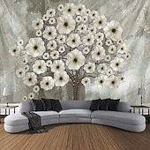 halpa Elämän puu -kudos-Maisema puu kukat ripustustapetti seinätaide suuri tapetti seinämaalaus koristevalokuva tausta peitto verho koti makuuhuone olohuoneen sisustus