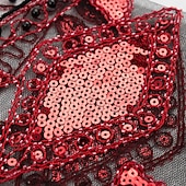 cheap Shawls &amp; Wraps-Retro Vintage Roaring 20s 1920s Scarf Wrap Shawls The Great Gatsby Flapper Girl Sequins Tassel Fringe Fancy Dress Women&#039;s Carnival Wedding Evening Party Masquerade Adults&#039; Shawl