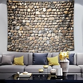 Недорогие пейзаж гобелен-Тканевый гобелен с видом на скалы висячий настенный арт большой гобелен настенный декор фотографический фон плед занавеска декор для дома спальни гостиной