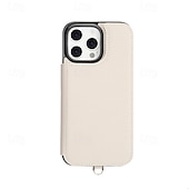 Недорогие Чехлы для iPhone-телефон Кейс для Назначение iPhone 16 Про Макс Плюс Айфон 15 Про Макс Плюс iPhone 14 13 12 11 Pro Max Plus Кейс на заднюю панель со стендом с ремешком с ремешком на запястье Ретро ТПУ Кожа PU